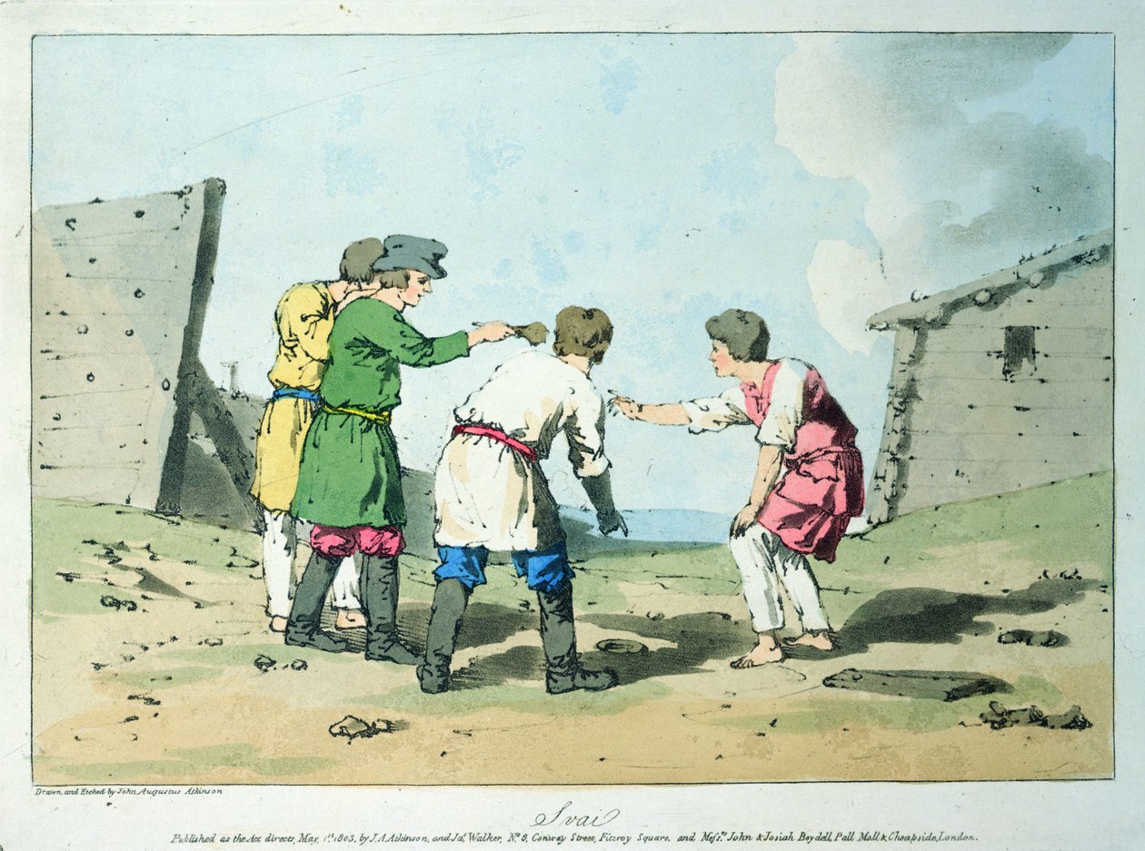 Svai Spiel, 1803 von John Augustus Atkinson