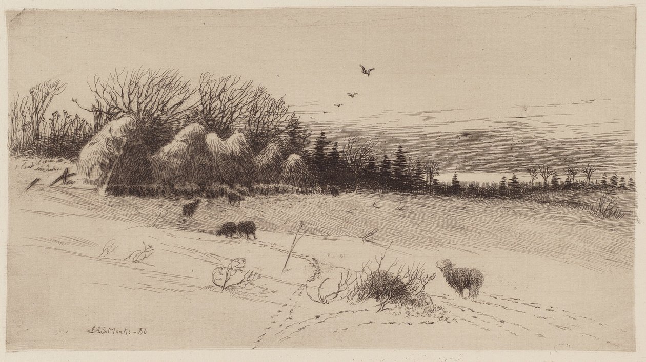 Abend nach dem Sturm von John Austin Sands Monks