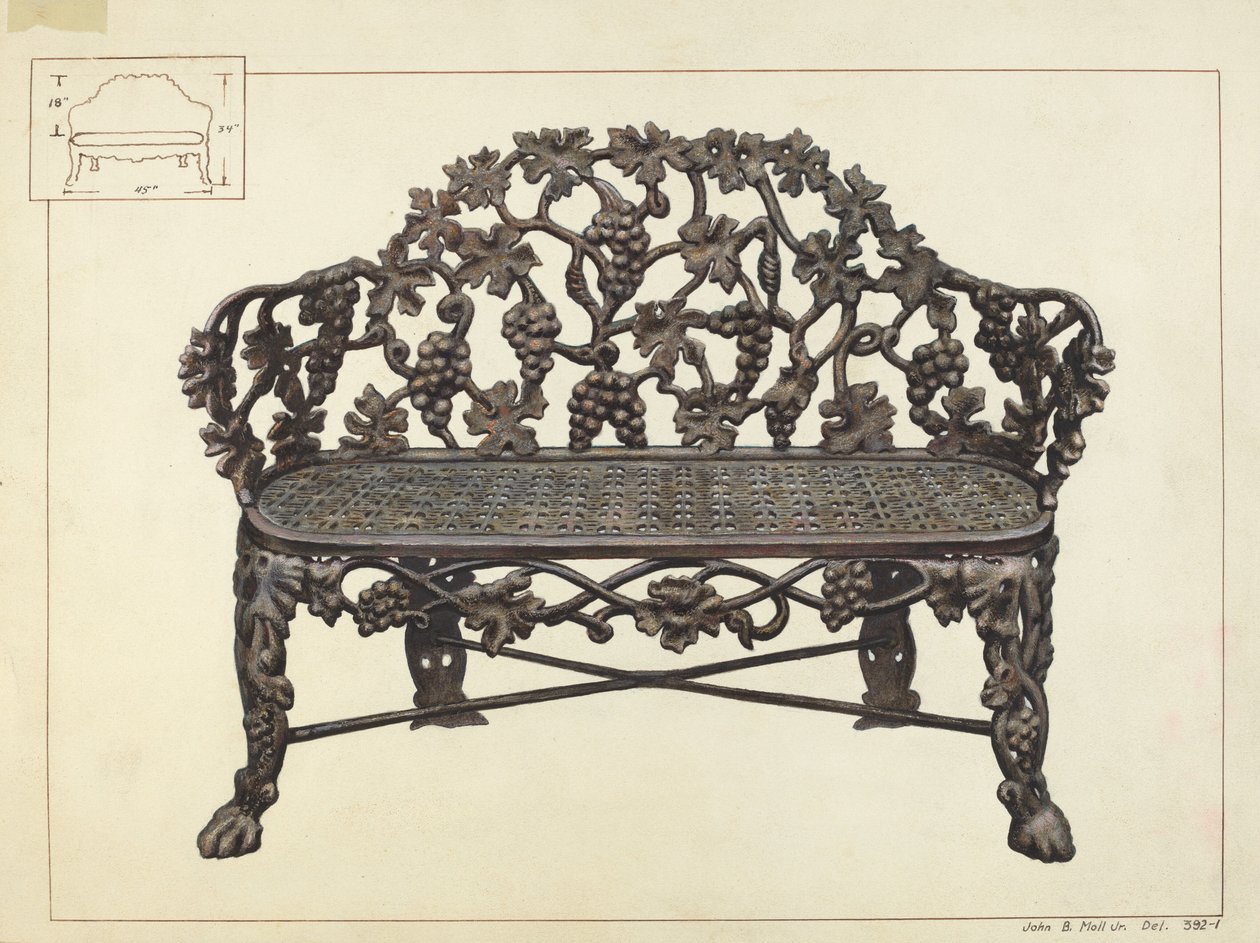 Gartenbank von John B. Moll