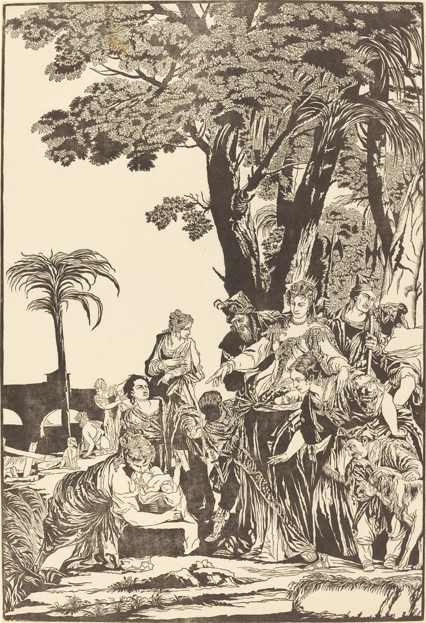 Das Auffinden des Moses von John Baptist Jackson after Veronese