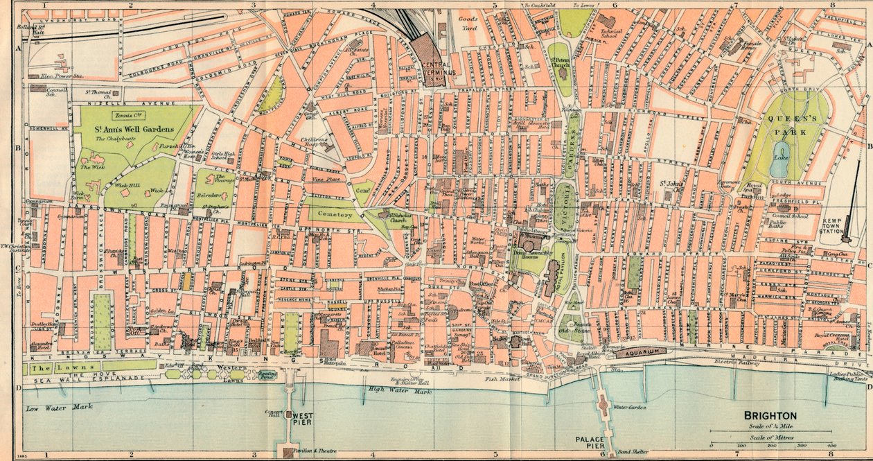 Brighton, 20. Jahrhundert von John Bartholomew