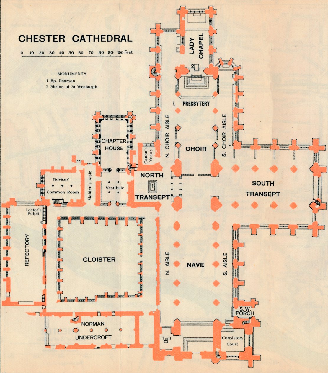 Kathedrale von Chester von John Bartholomew