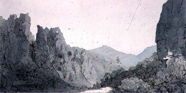 Dovedale, Derbyshire von John Bavistock Knight