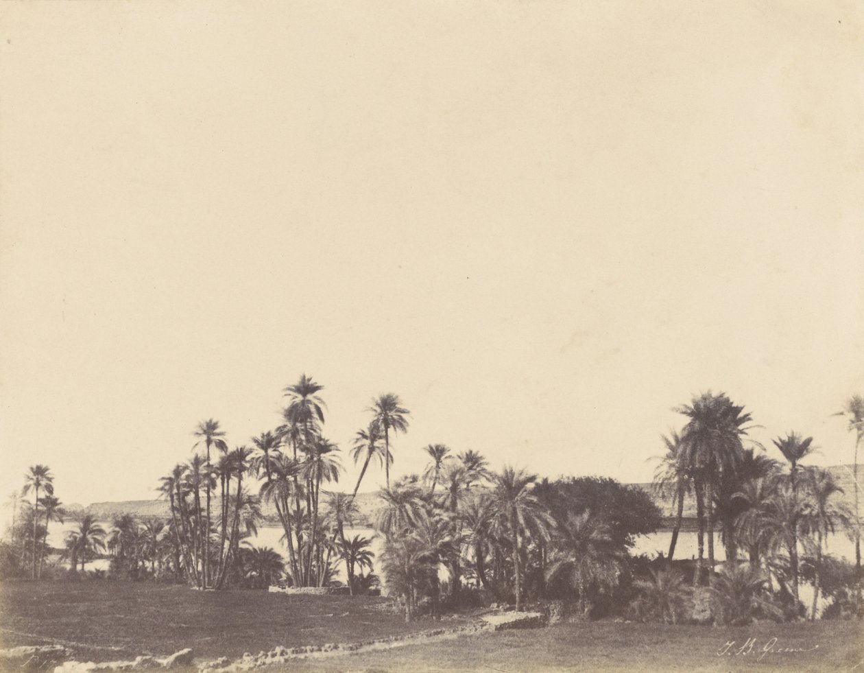 Ufer des Nils, Kalabsche von John Beasly Greene