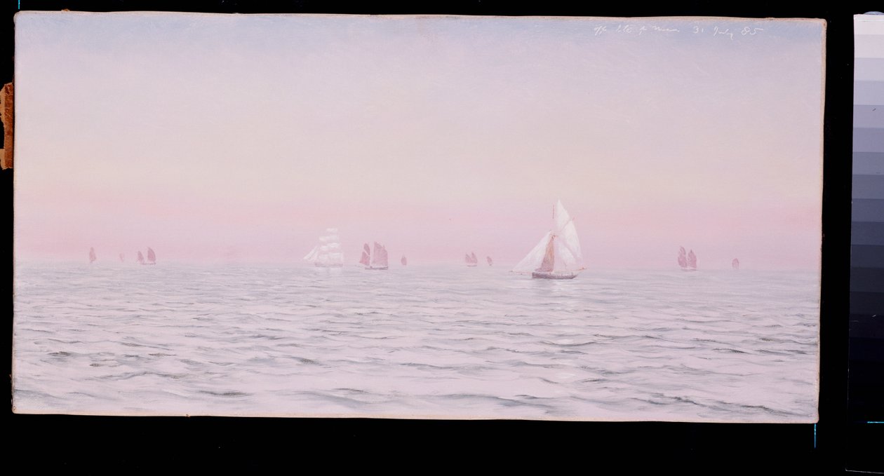 Vor der Isle of Man, 1885 von John Brett