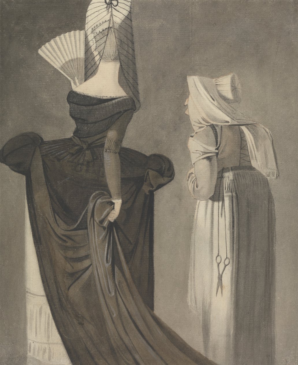 Eine römische Dame mit einer Anstandsdame von John Brown
