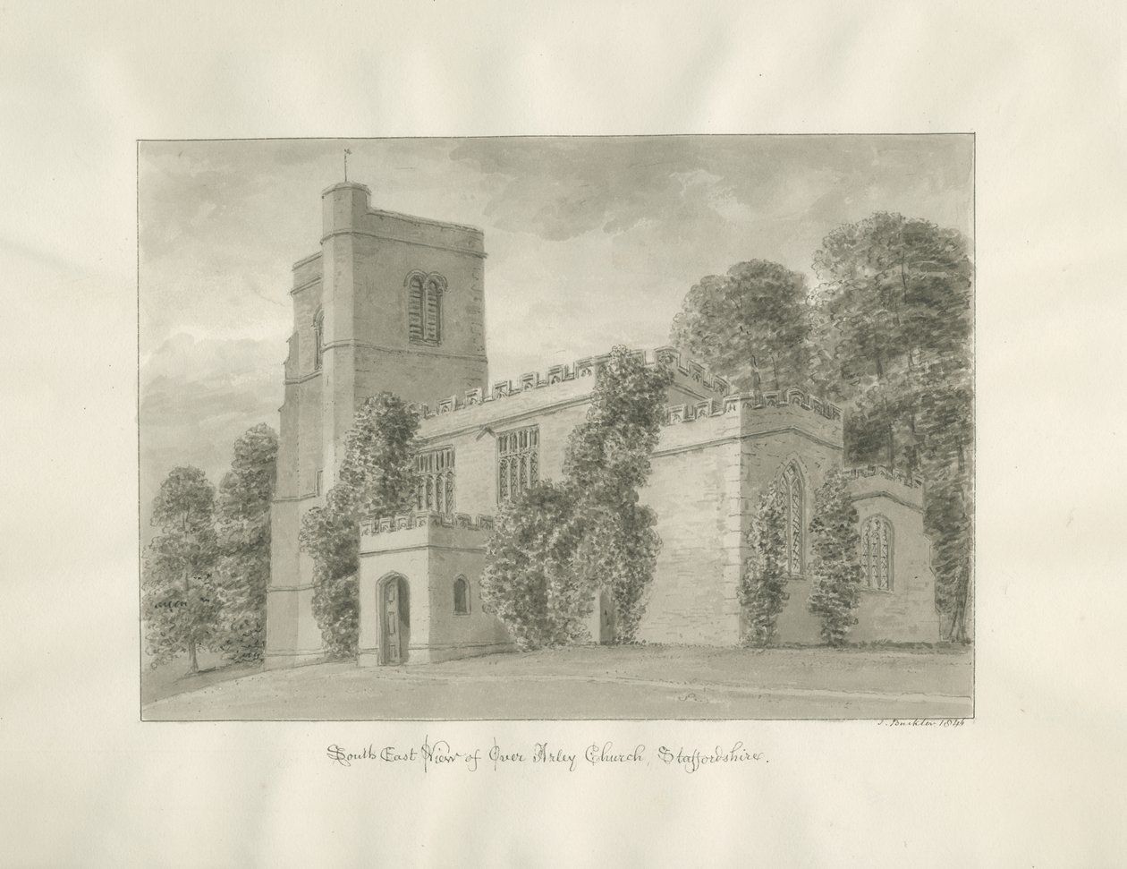 Arley Kirche von John Buckler