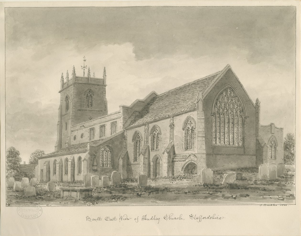 Audley Kirche von John Buckler