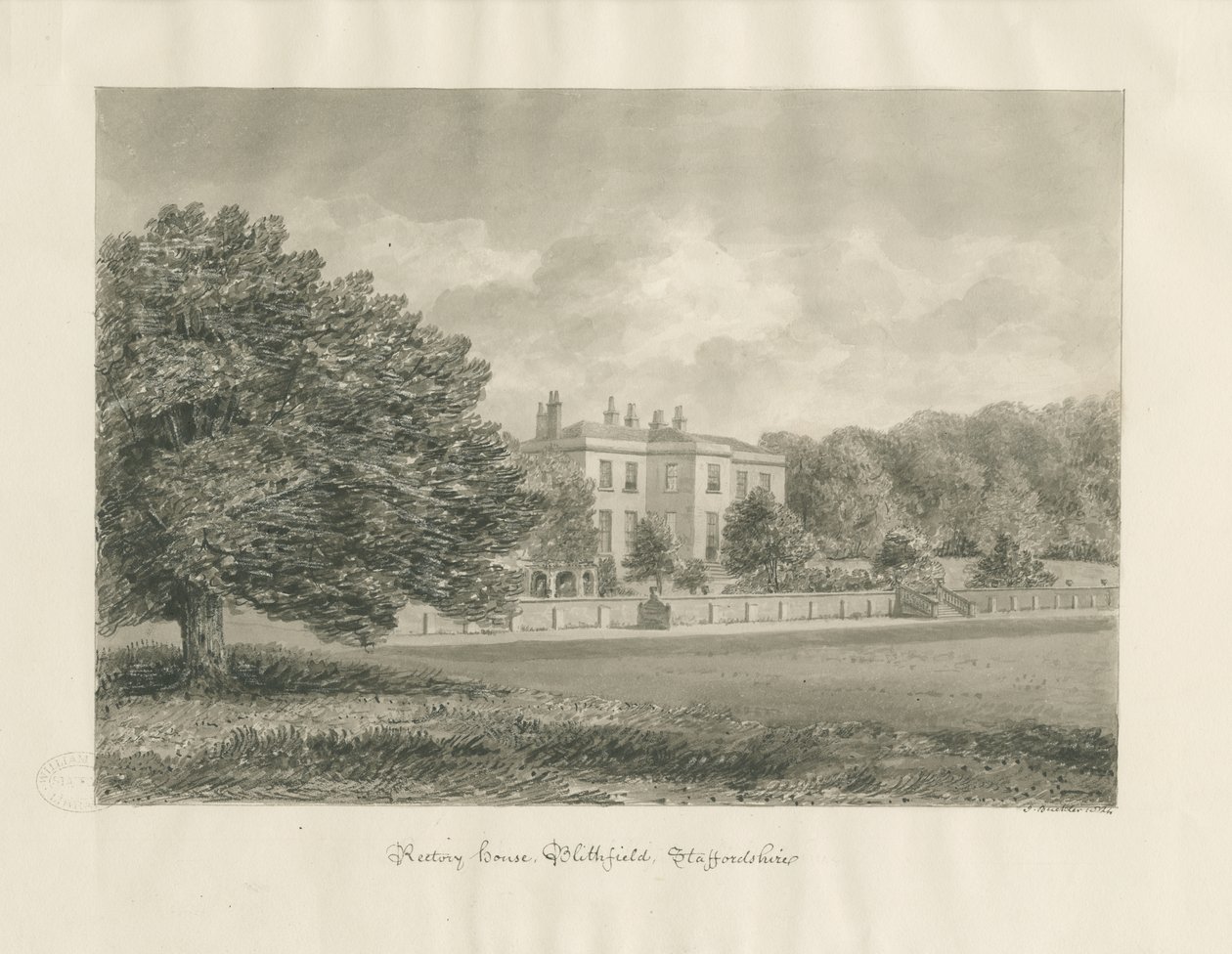 Blithfield - Pfarrhaus von John Buckler