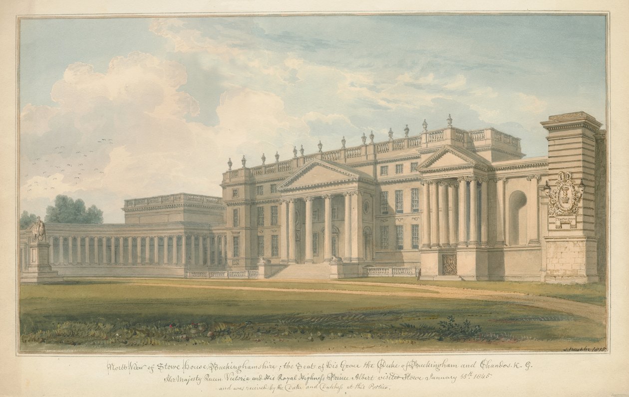 Stowe House von John Buckler