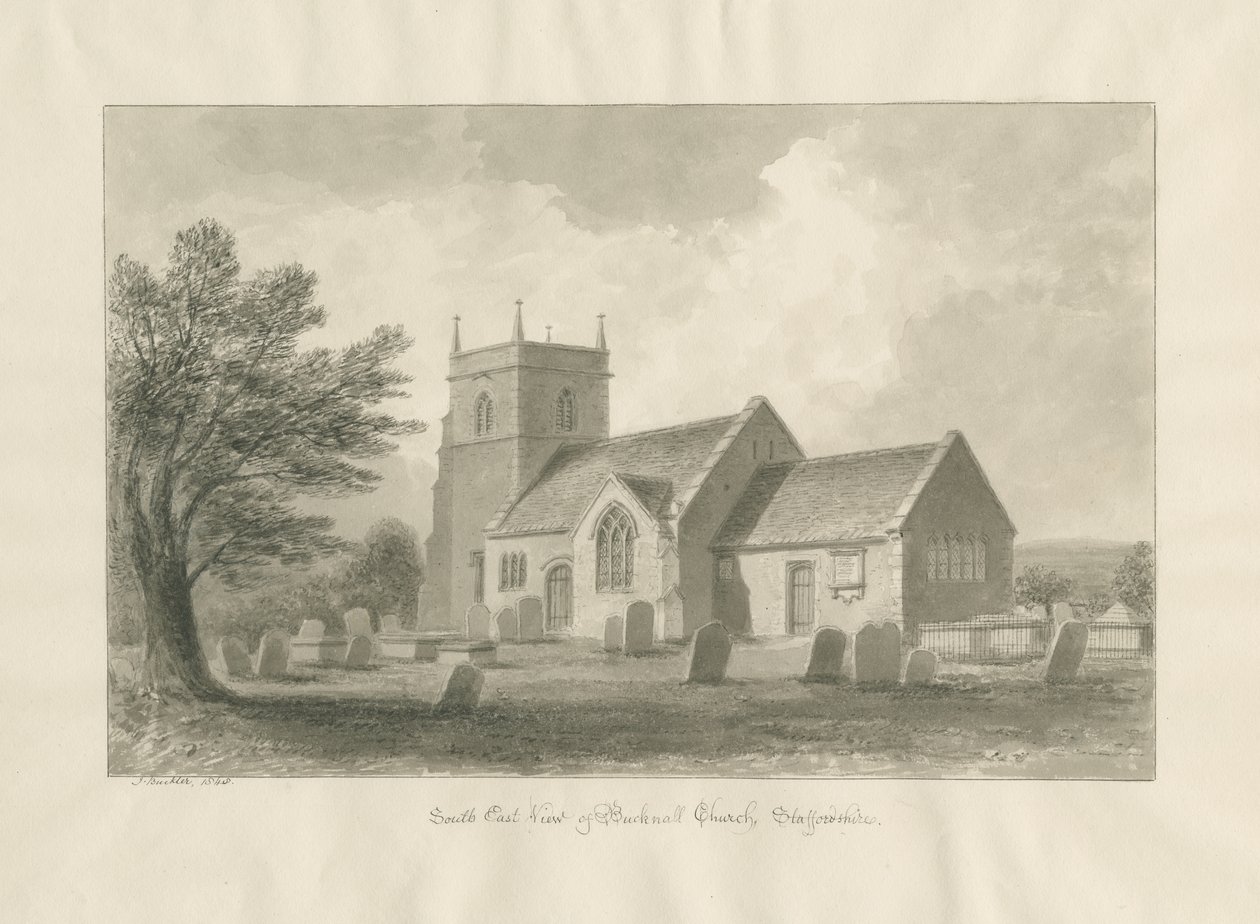 Bucknall Kirche von John Buckler