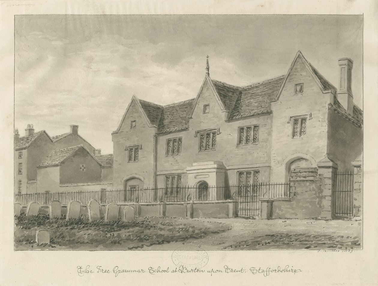 Burton-upon-Trent - Gymnasium von John Buckler
