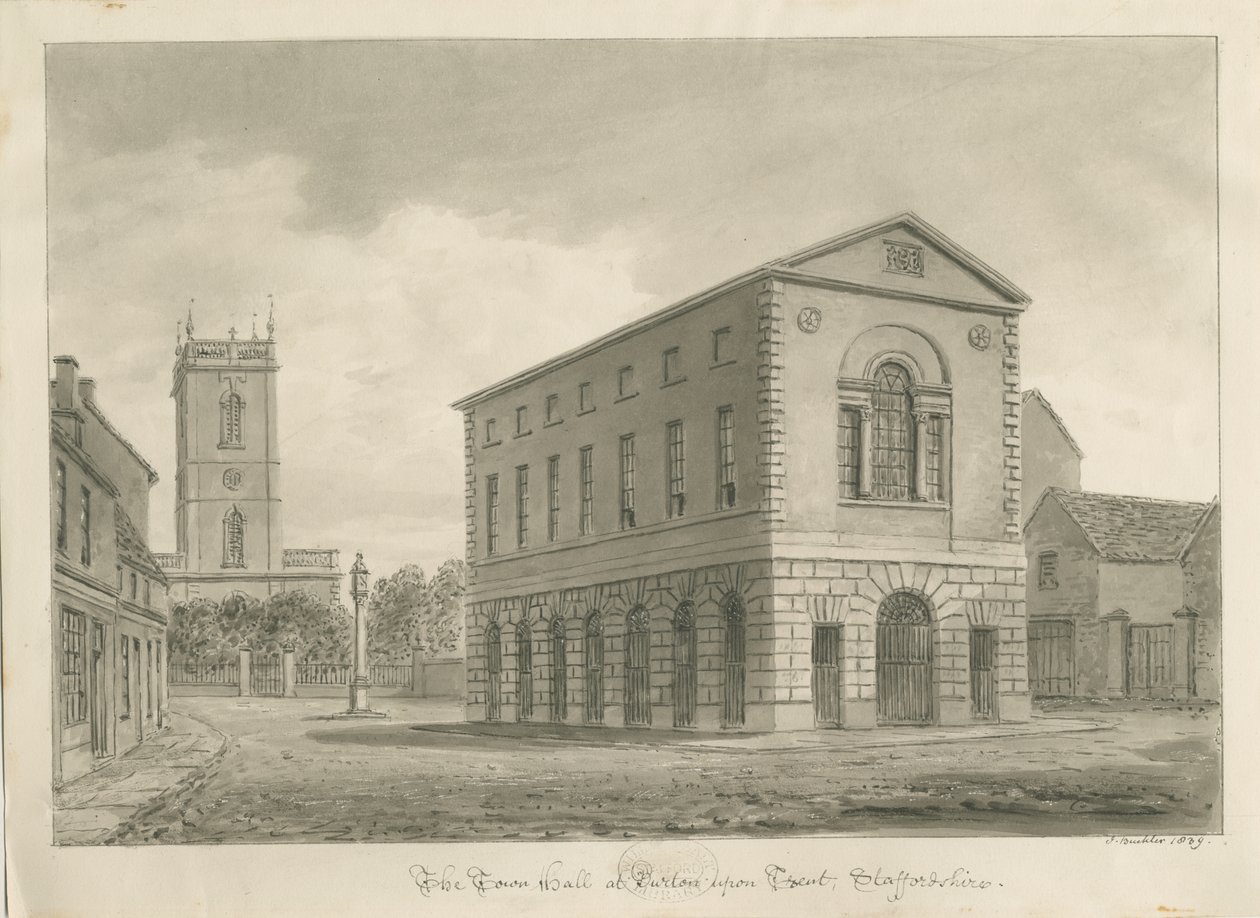 Burton-upon-Trent - Rathaus von John Buckler