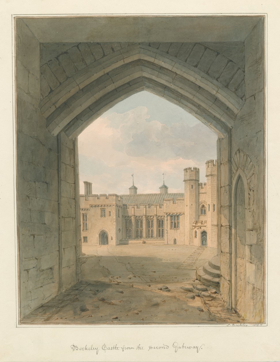 Berkeley Castle, Gloucestershire von John Buckler