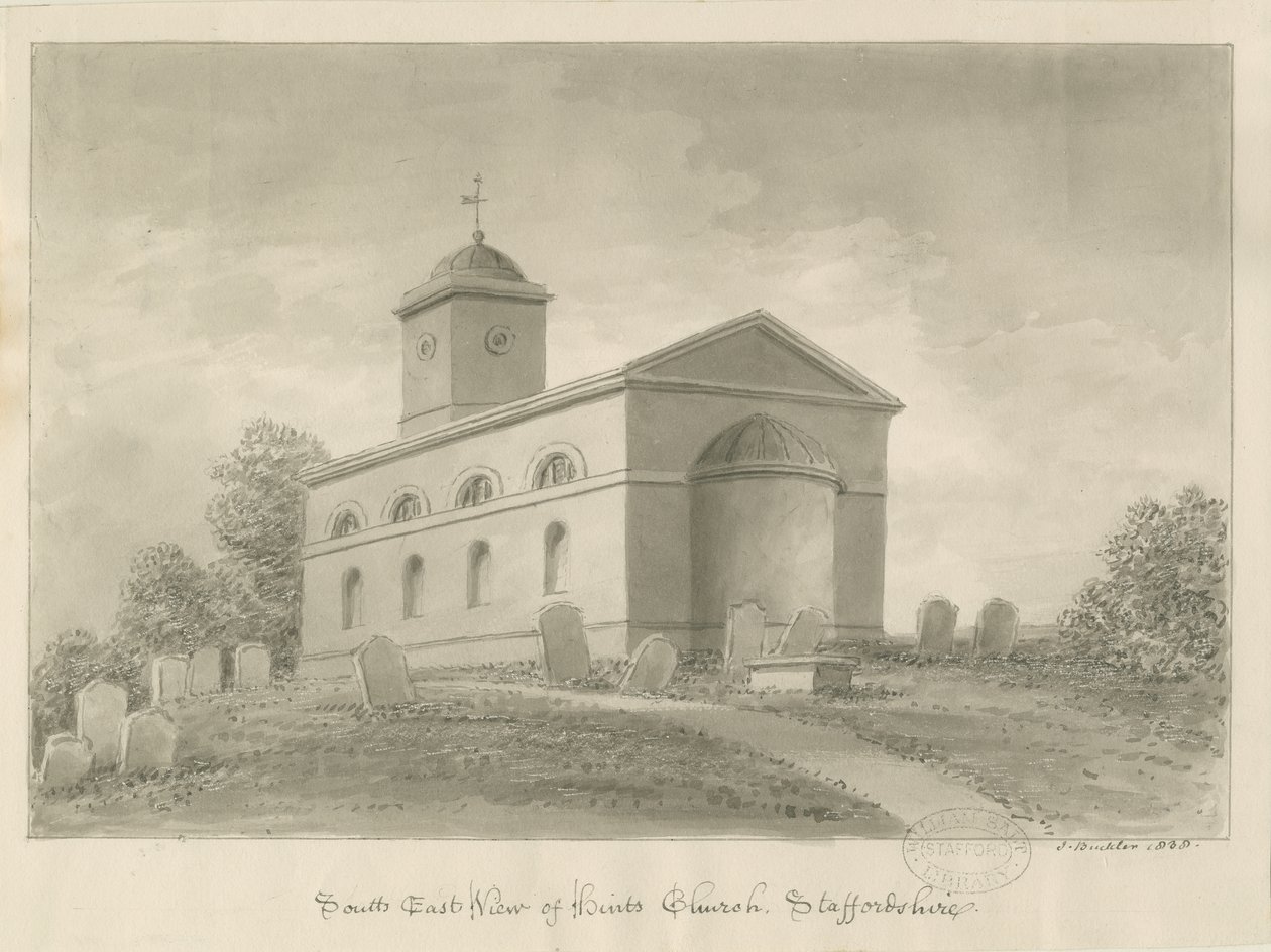 Hints Kirche von John Buckler