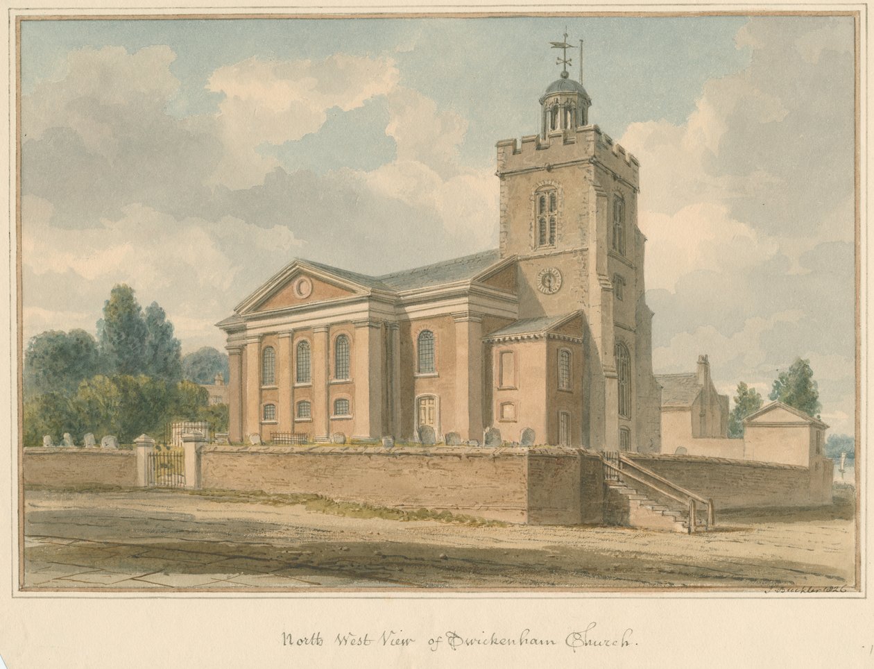 Middlesex - Twickenham Kirche von John Buckler