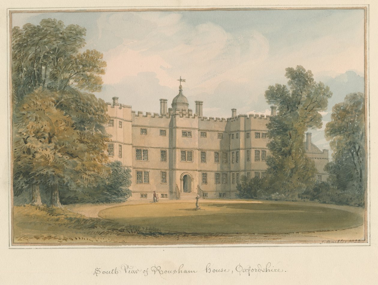 Oxfordshire - Rousham House von John Buckler