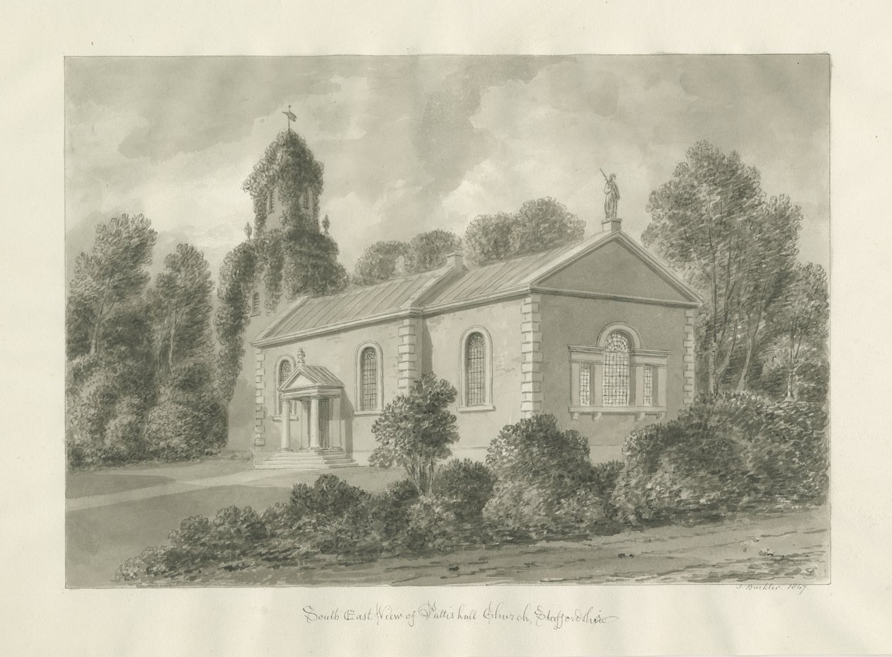 Patshull Kirche von John Buckler