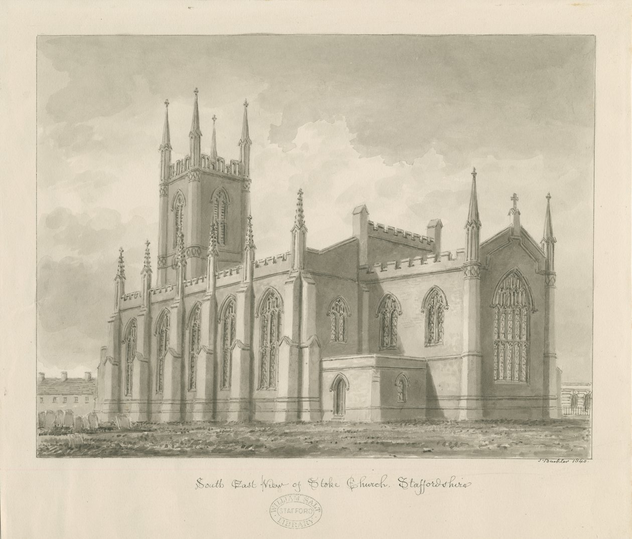 Stoke-upon-Trent Kirche [Neu] von John Buckler