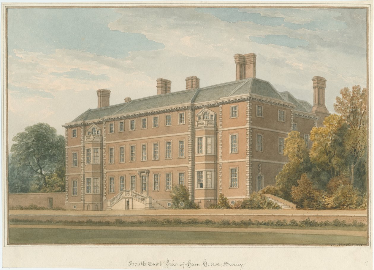 Ham House von John Buckler