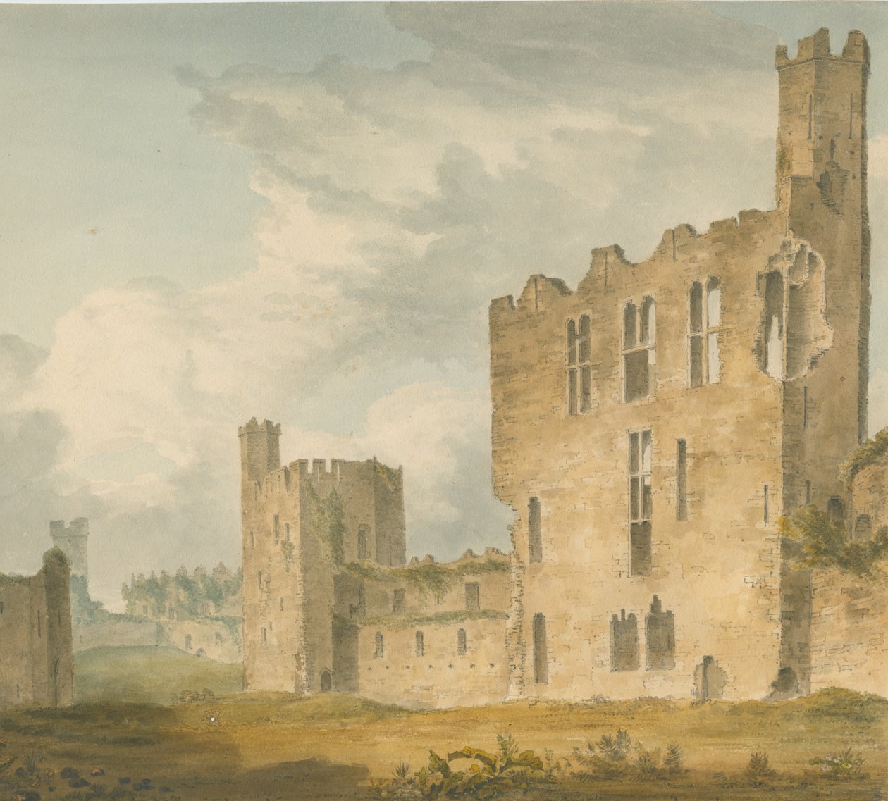 Wales - Carnarvonshire - Conway Schloss von John Buckler