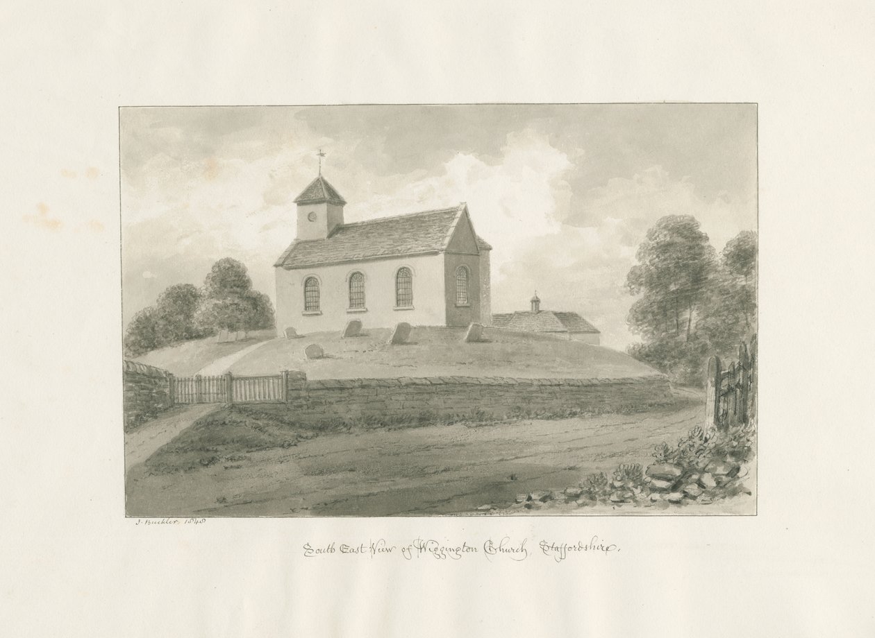 Wigginton Kirche von John Buckler