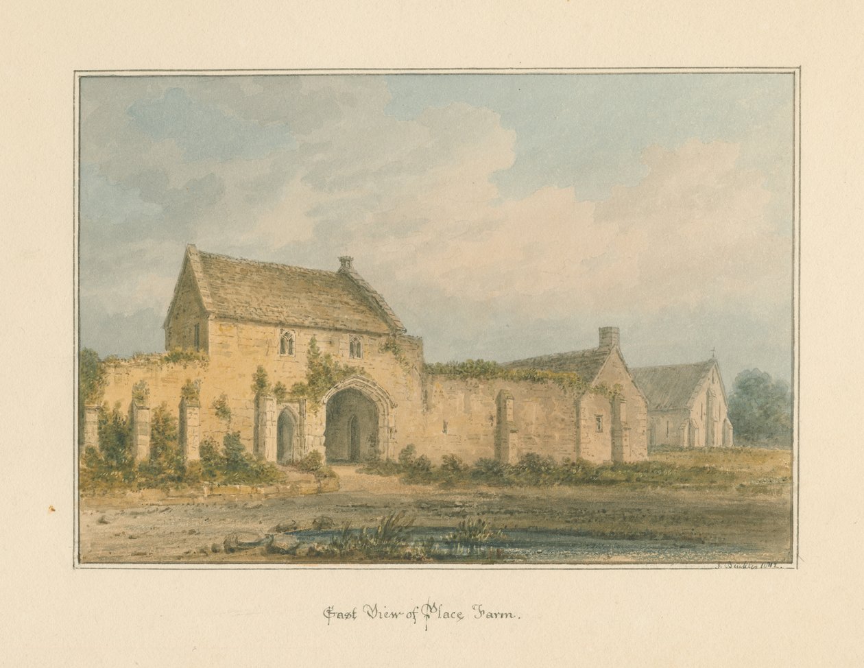 Wiltshire - Place Farm von John Buckler