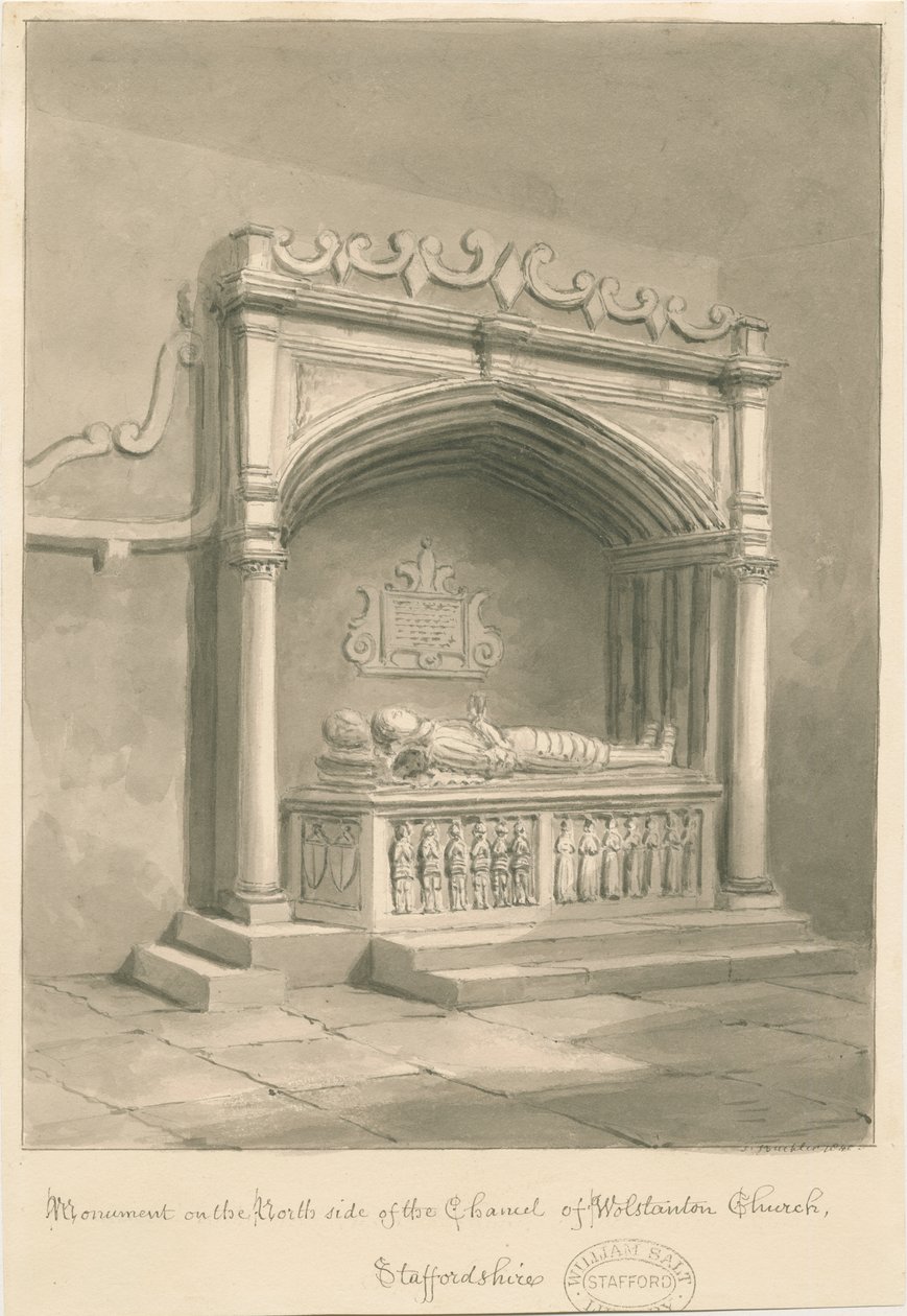 Wolstanton Kirche - Denkmal von John Buckler