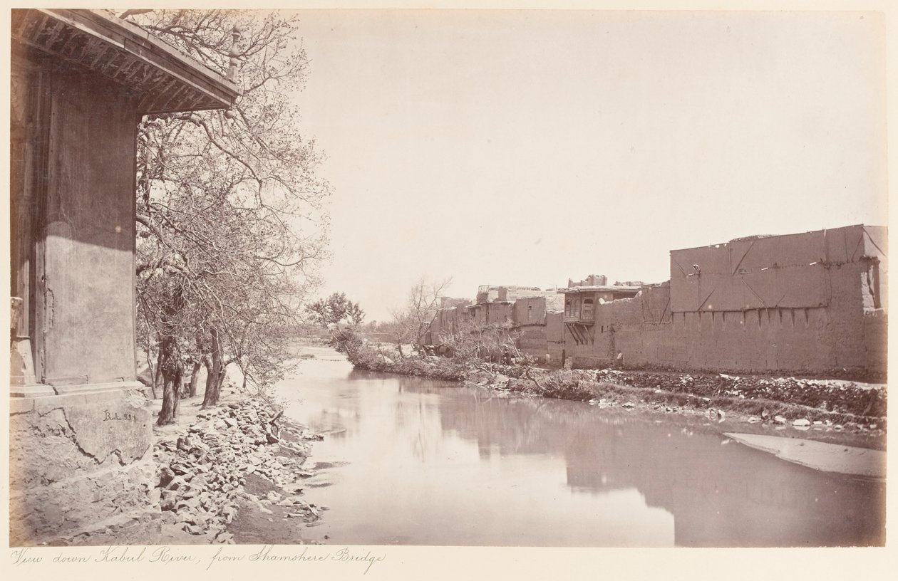 Ein Blick auf den Kabul-Fluss von John Burke