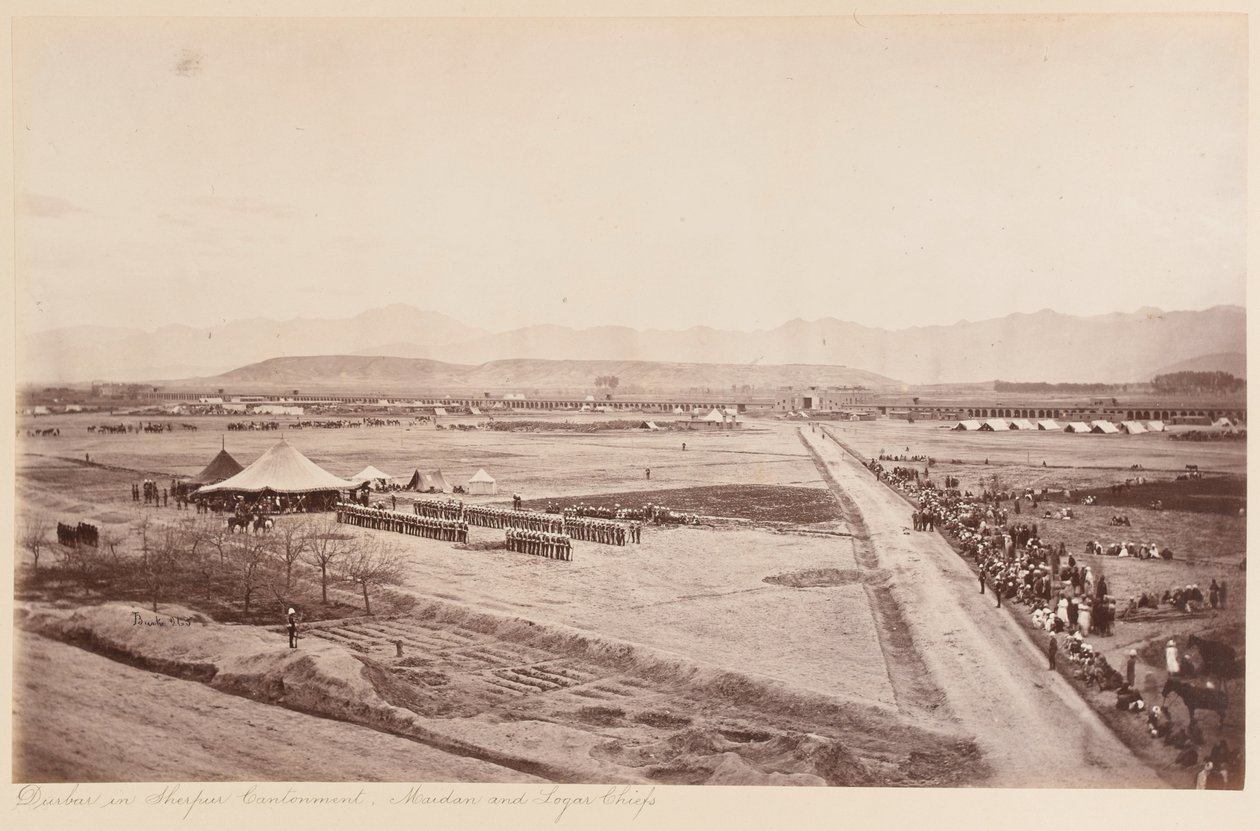 Durbar Maidan und Logar-Häuptlinge von John Burke