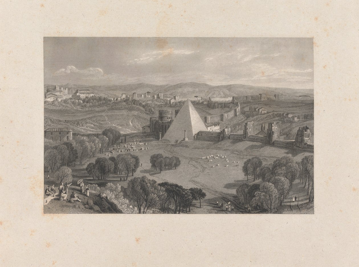 Rom vom Monte Testaccio von John Byrne