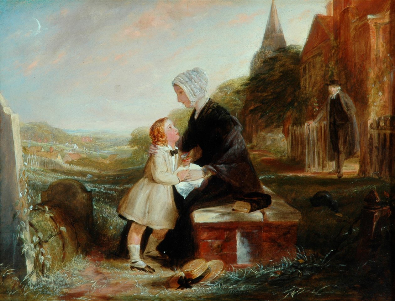 Das Grab seines Vaters von John Callcott Horsley
