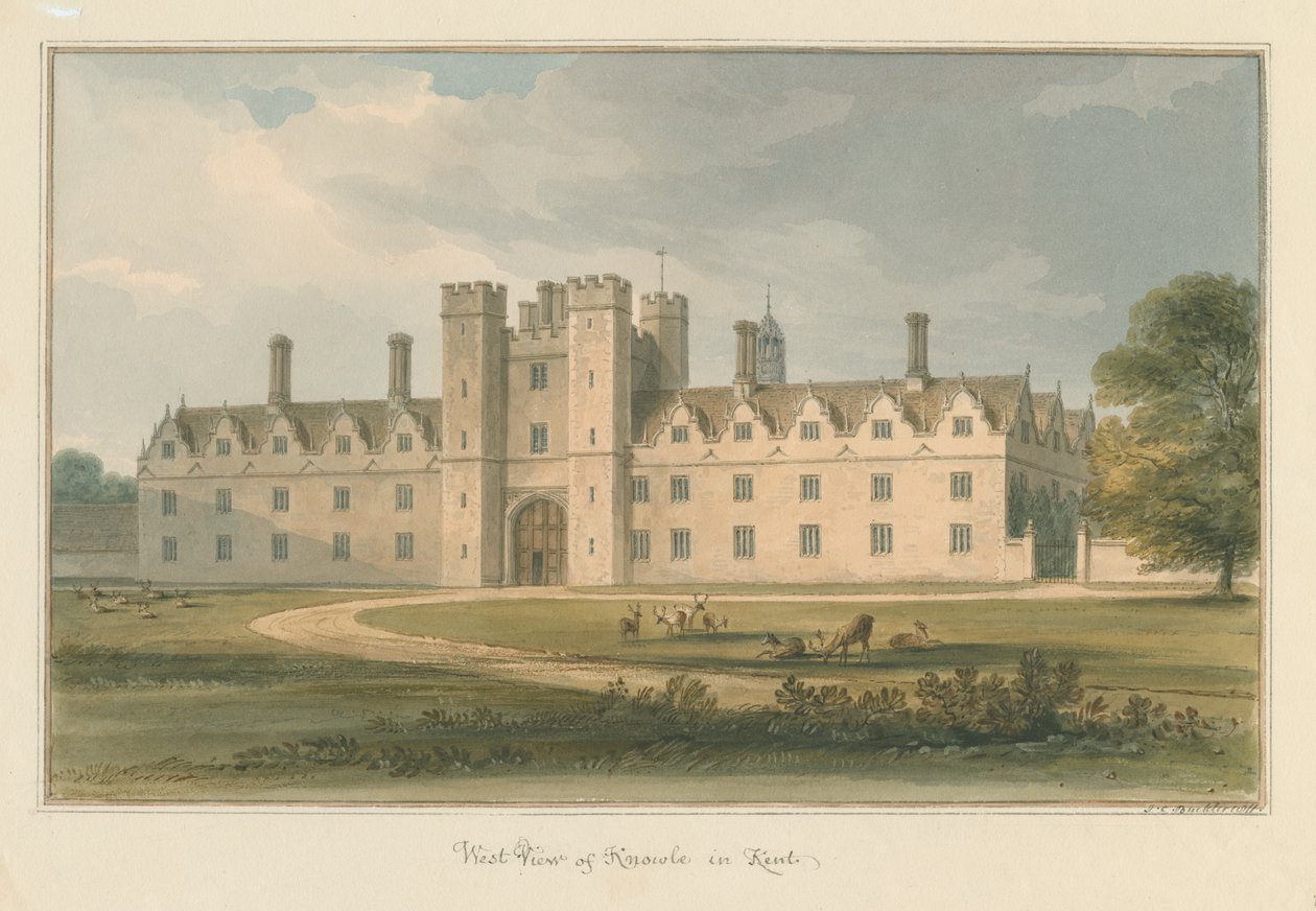 Kent - Knowle, 1811 von John Chessell Buckler