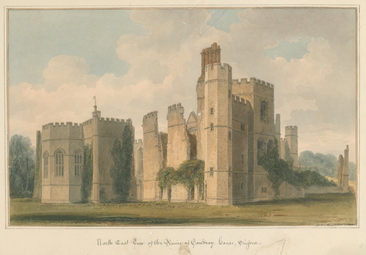 Cowdray House von John Chessell Buckler