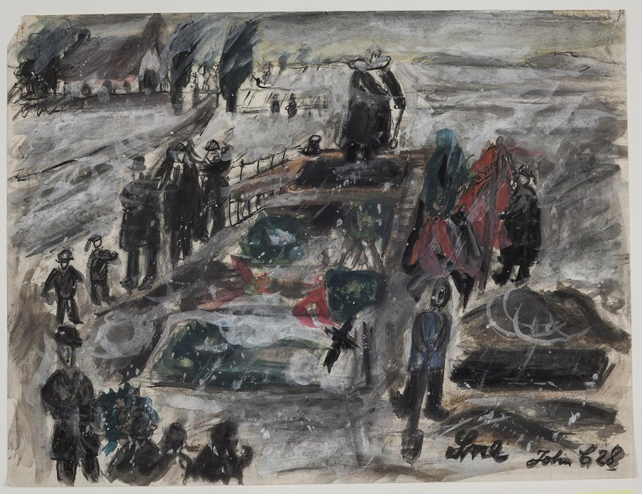Beerdigung im Winter von John Christensen