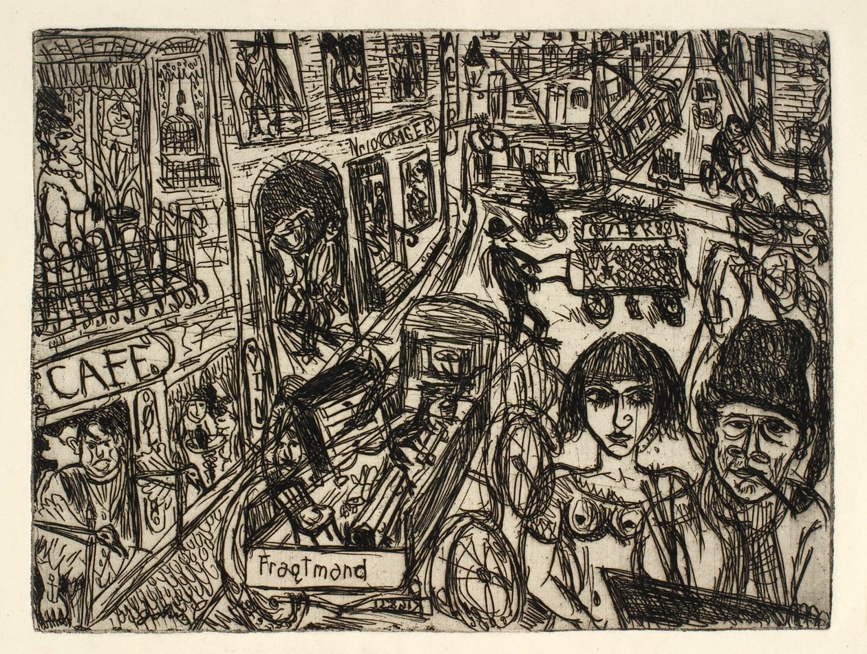 Straßenleben in Nørrebro von John Christensen
