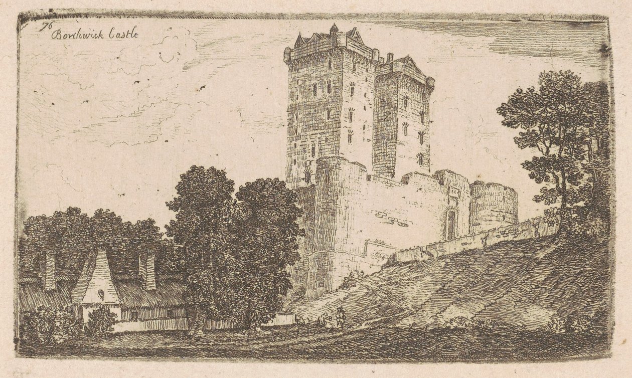 Borthwick Castle von John Clerk, of Eldin