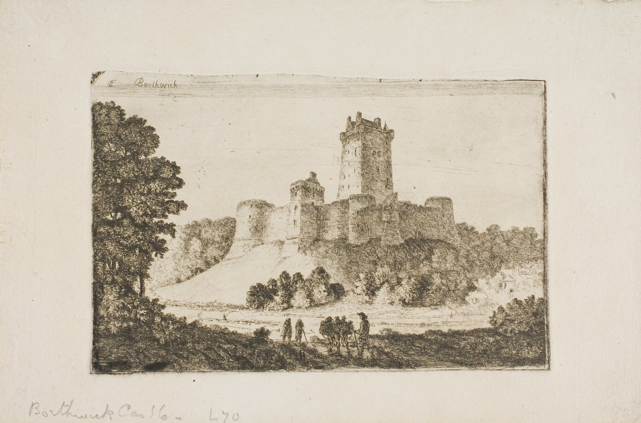 Borthwick Castle von John Clerk of Eldin