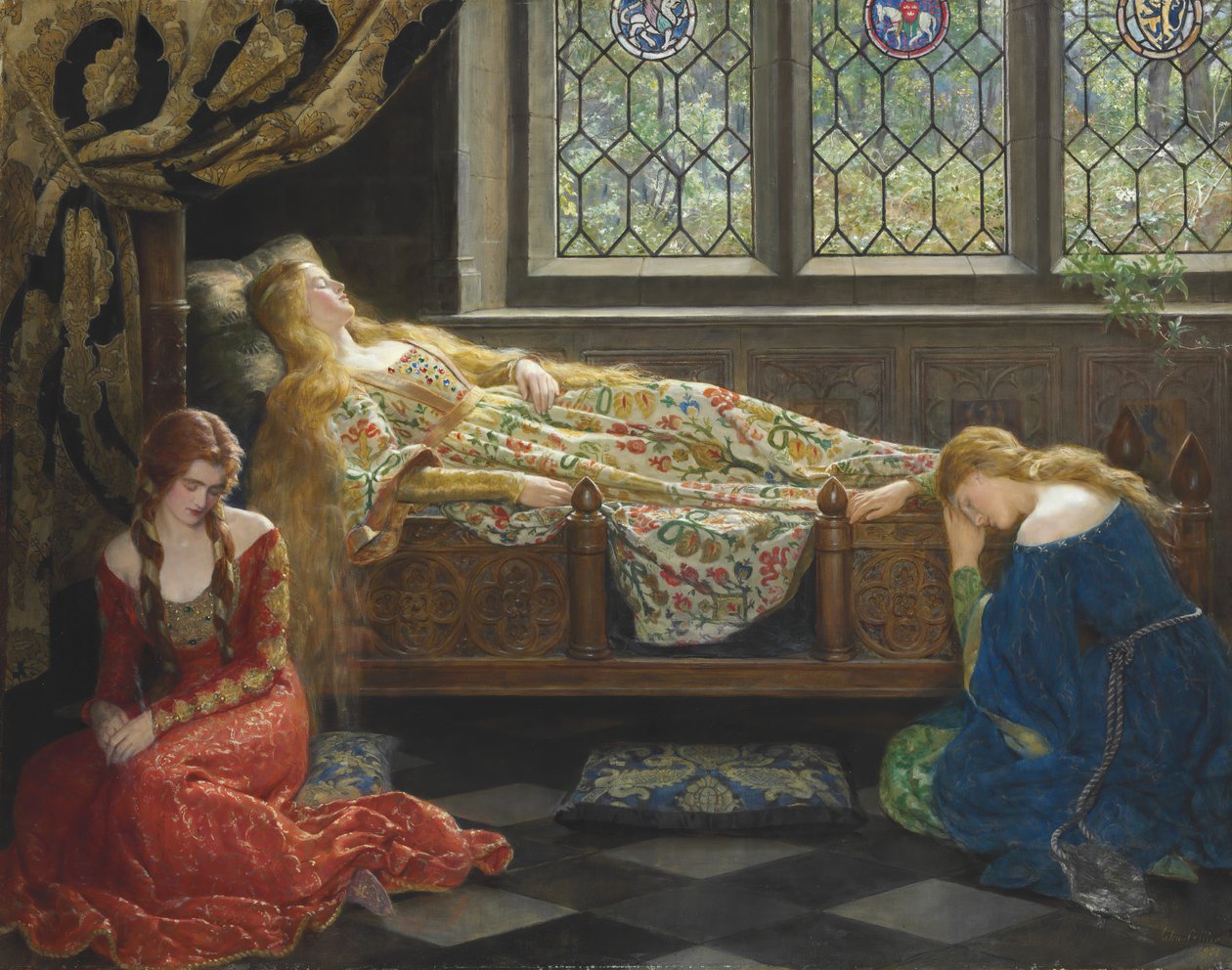Dornröschen von John Collier