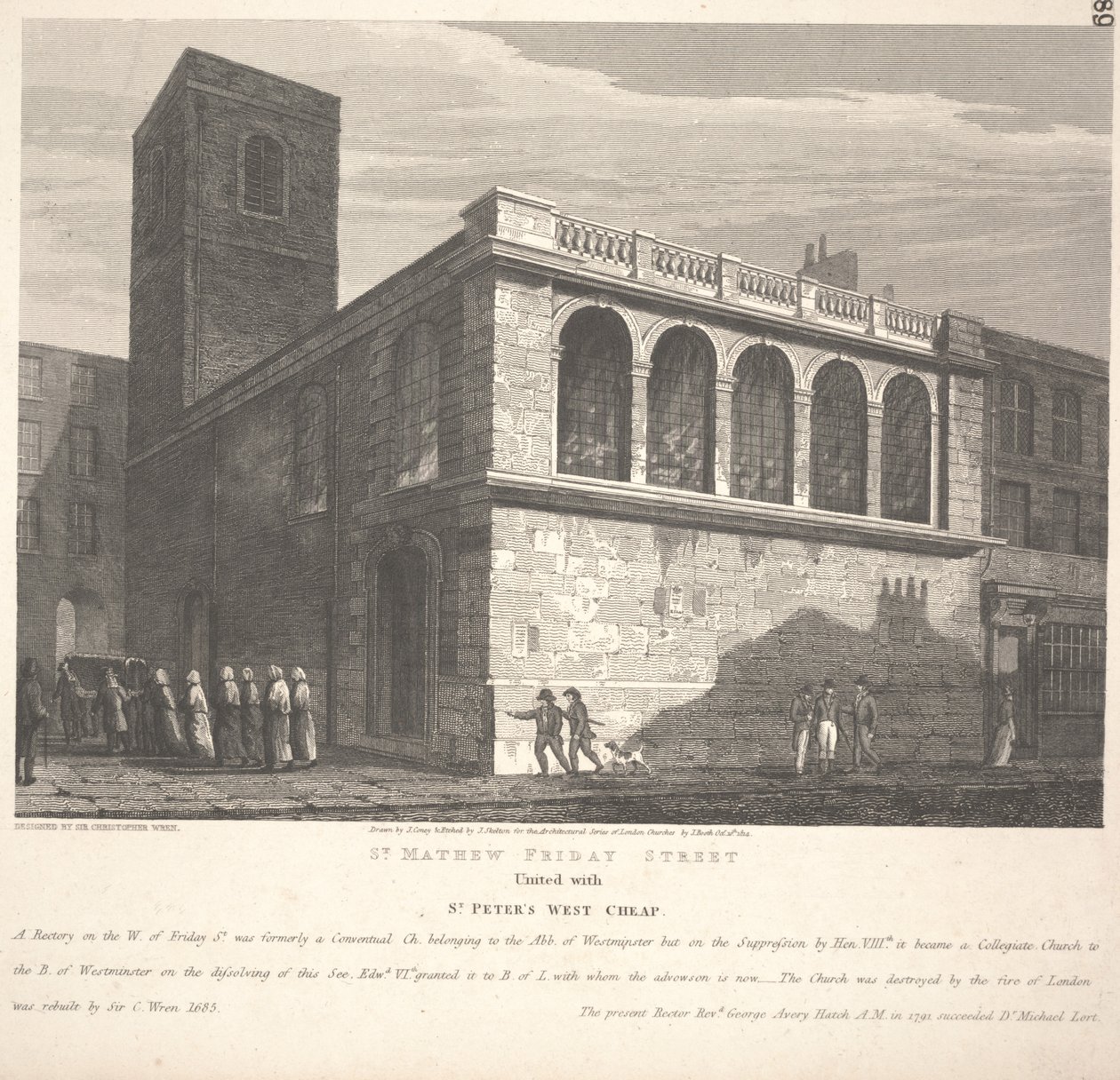 St. Mathew Friday Street von John Coney