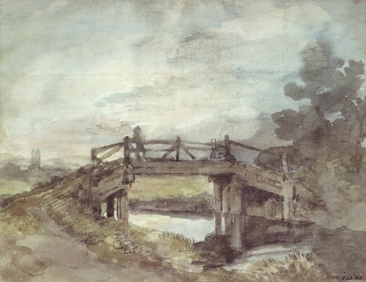 Eine Brücke über den Stour von John Constable