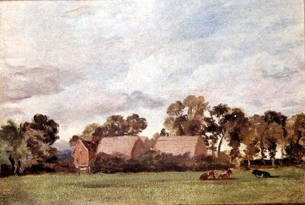 Eine Landschaft in Suffolk von John Constable