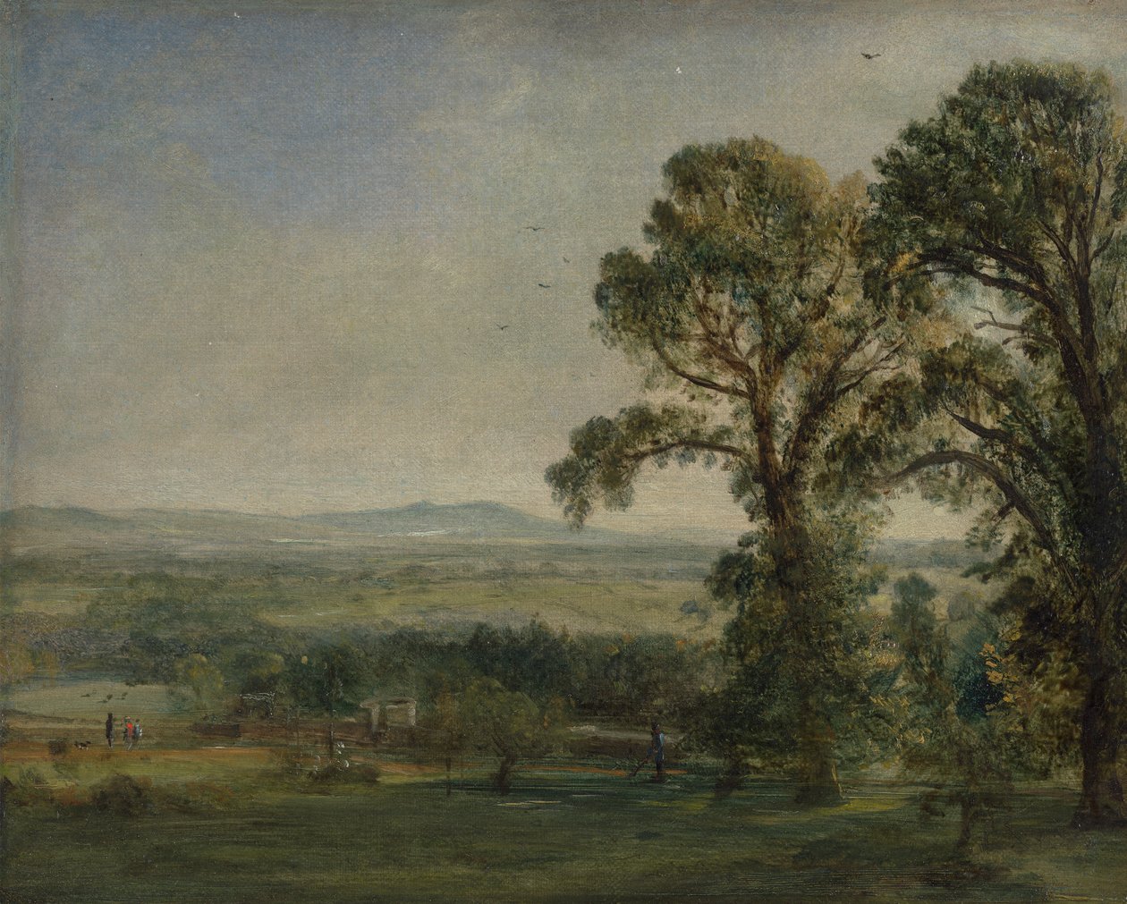 Bardon Hill, Coleorton Hall von John Constable