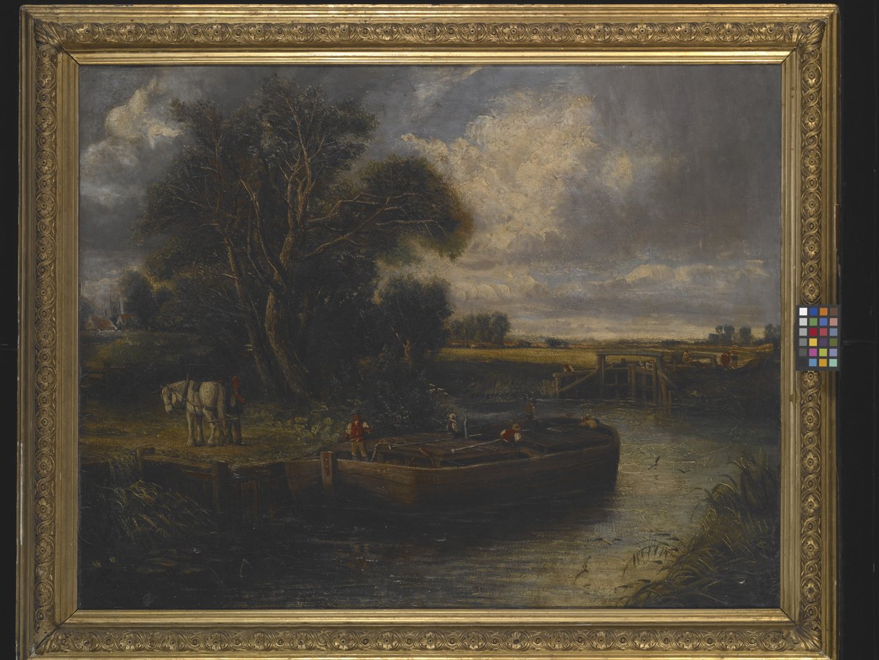 Barke auf dem Kanal von John Constable