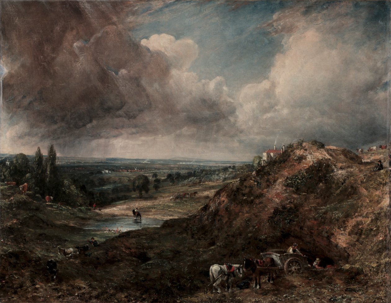 Branch Hill Teich, Hampstead von John Constable