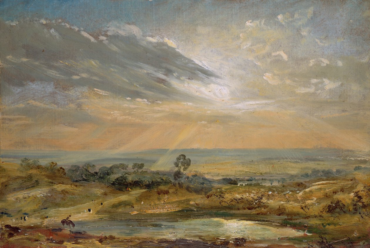 Branch Hill Pond, Hampstead von John Constable