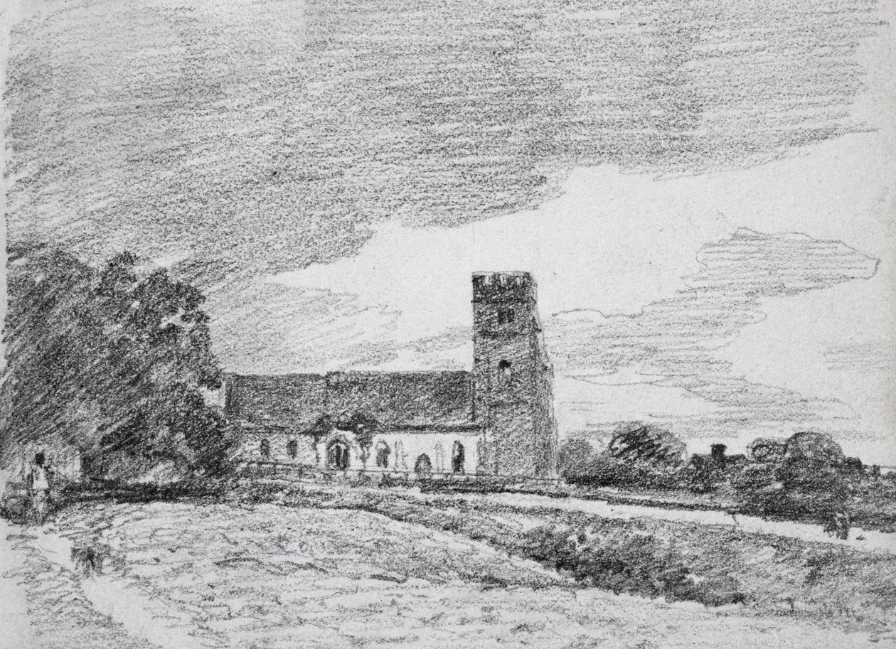 Feering Kirche, 1814 von John Constable