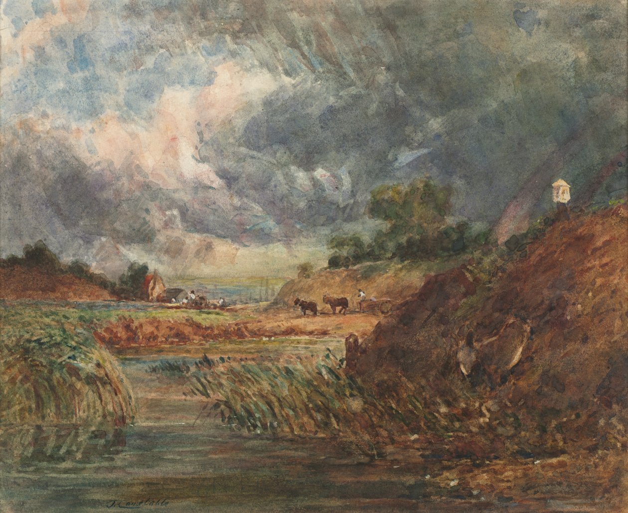 Hampstead Heath, 1800er Jahre von John Constable