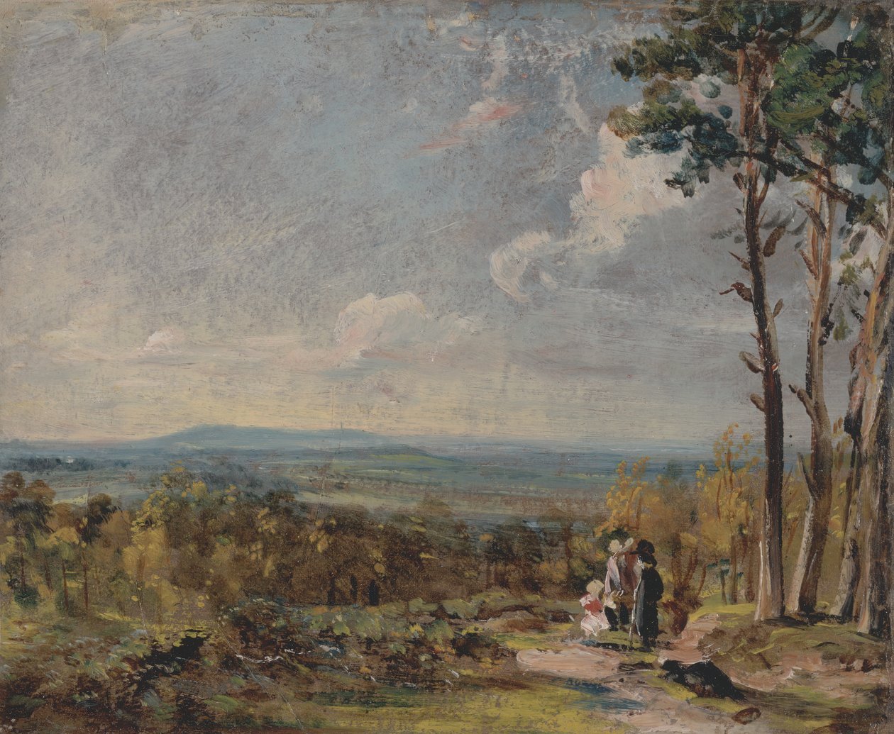Hampstead Heath Blick Richtung Harrow, 1821 von John Constable