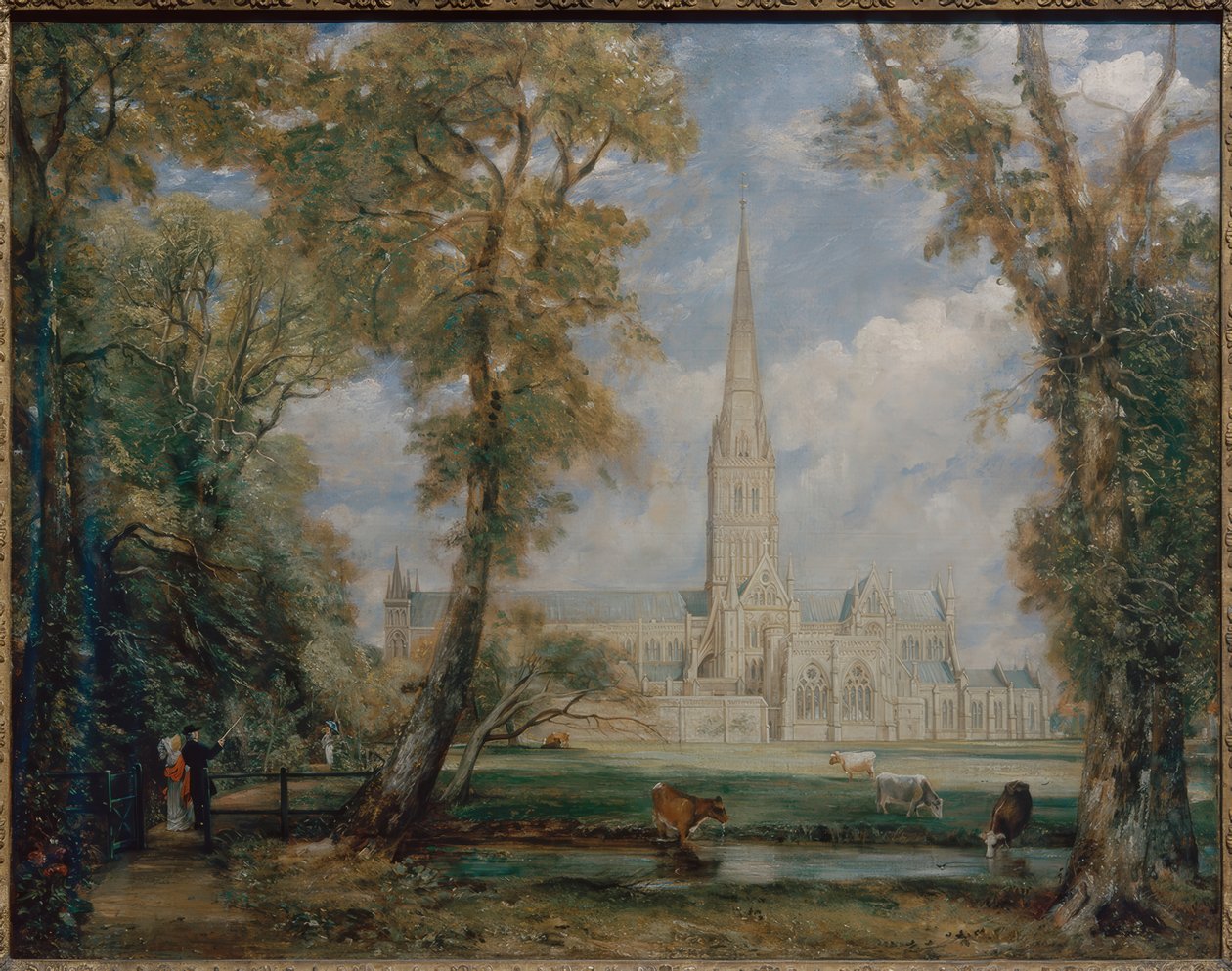 Kathedrale von Salisbury von John Constable